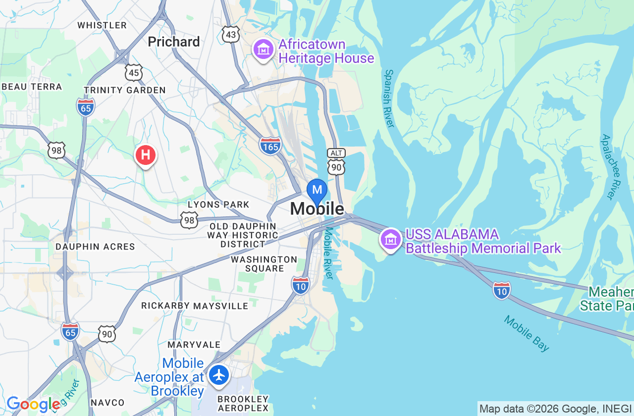 Mobile, AL market map preview